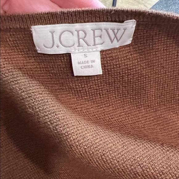 J. Crew Giselle V-Neck Sweater Blazer in Brown Size S - Picture 9 of 9